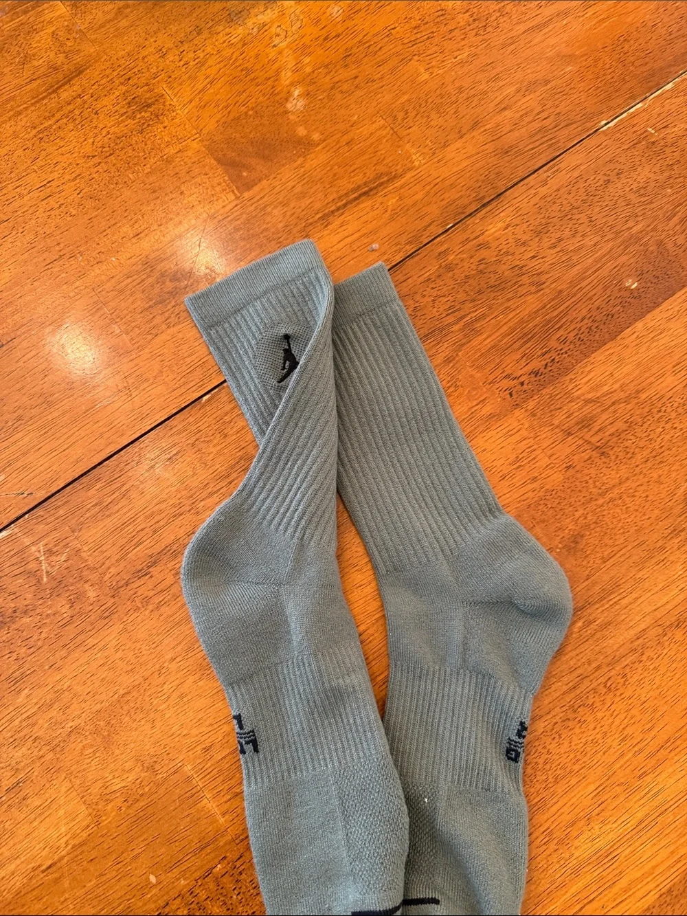 Jordan Men's Crew Athletic Socks - Gray L